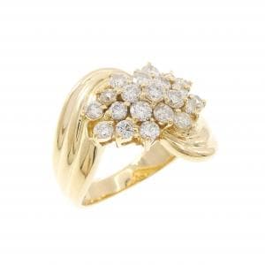 K18YG ダイヤモンド リング 1.00CT