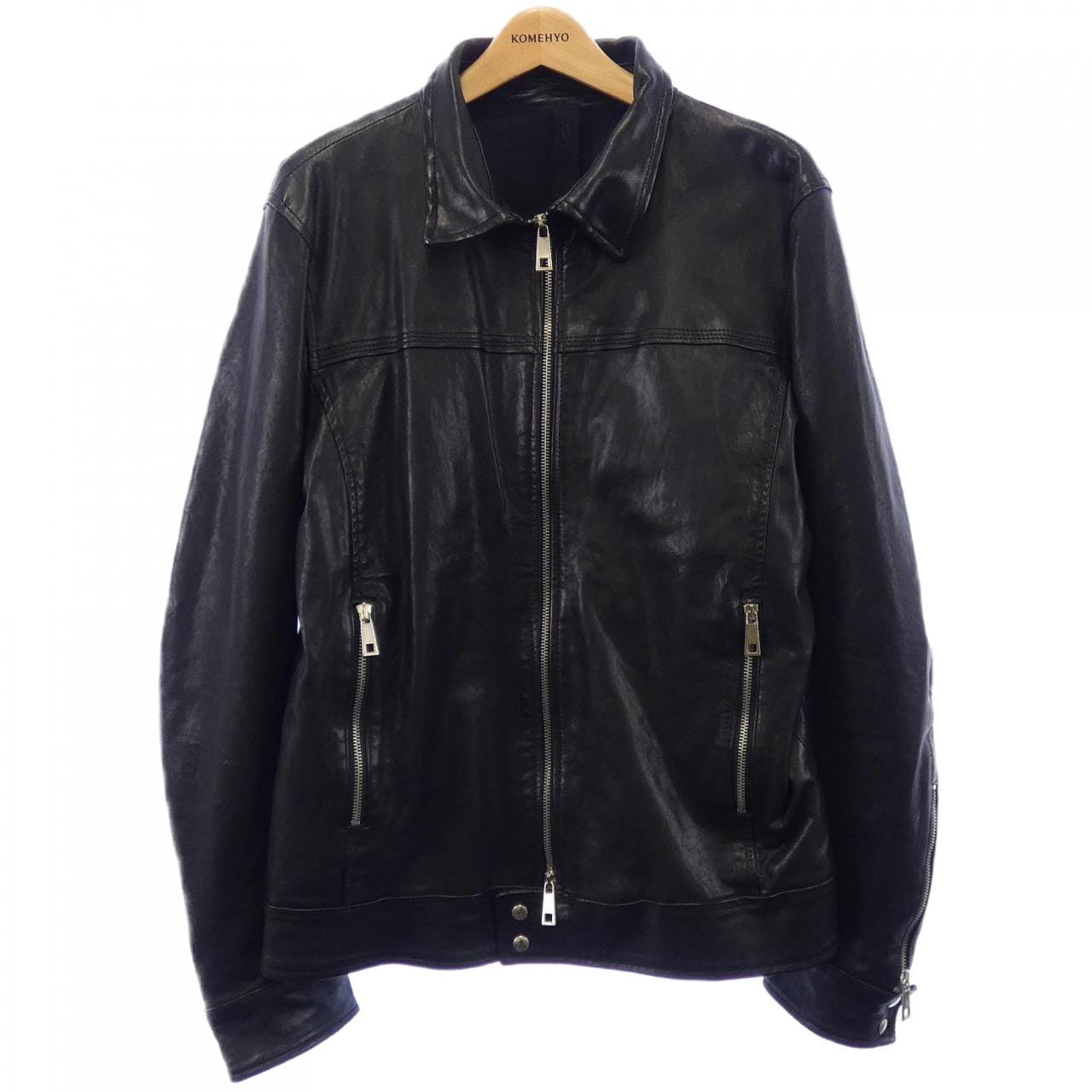 MUSHER MMU18A4004 レザーライダースジャケット