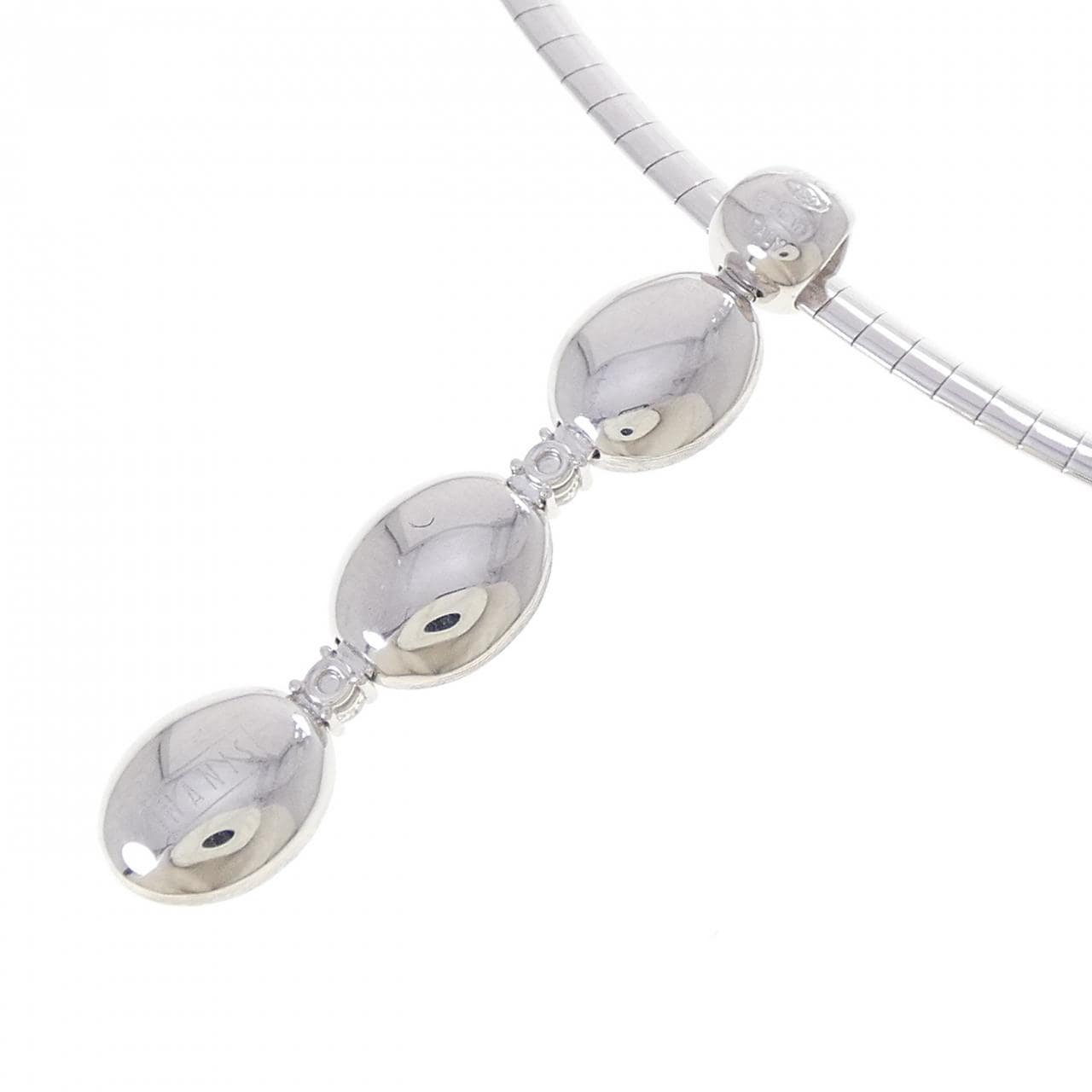 ナニス 750WG ネックレス 0.09CT
