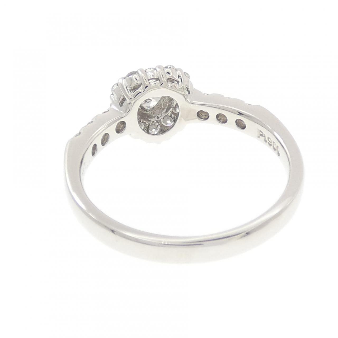 PT900 ハート ダイヤモンド リング 0.195CT