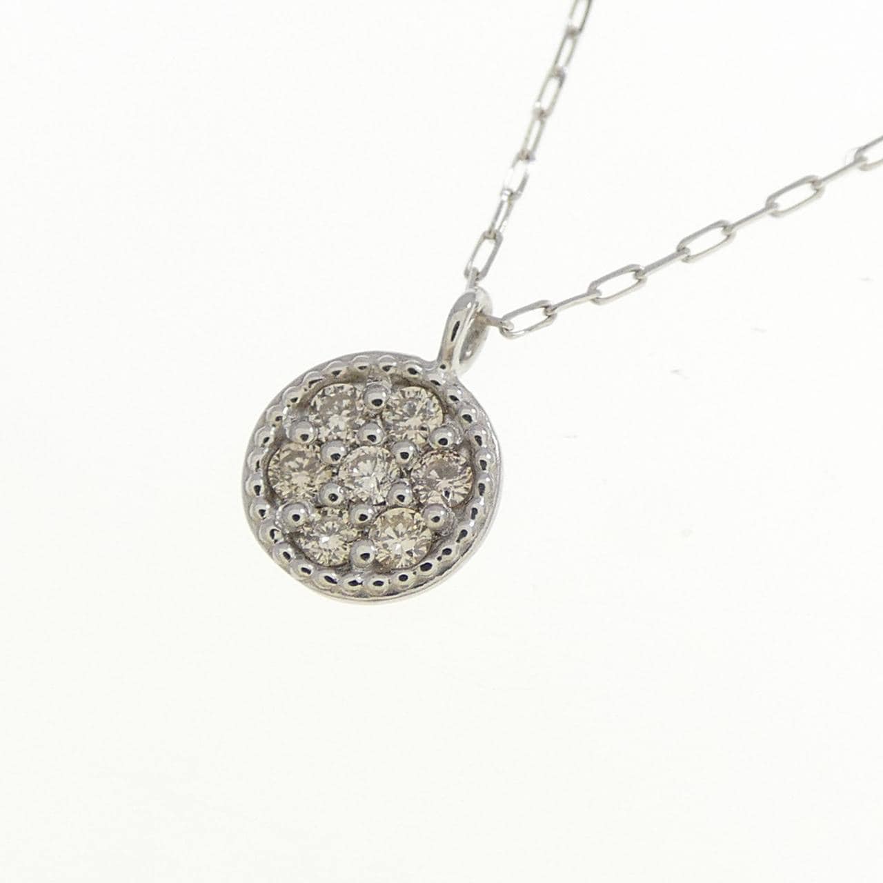 PT900/PT850 ダイヤモンド ネックレス 0.05CT