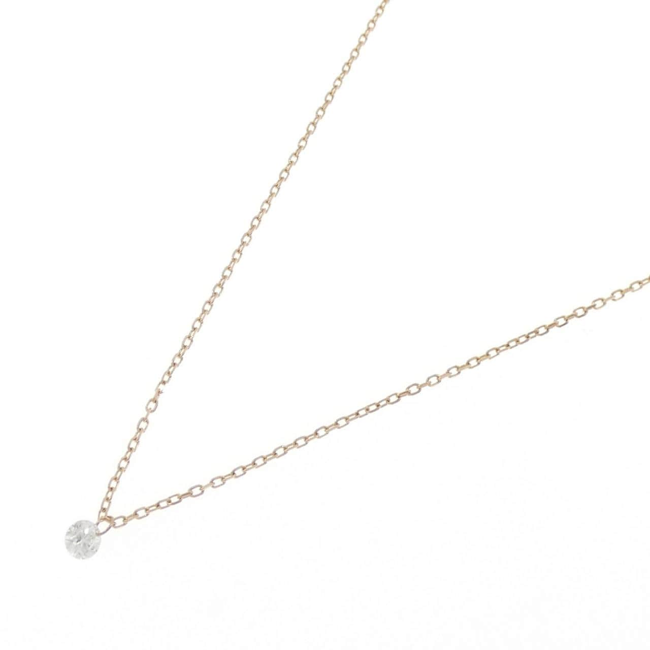 K18YG ダイヤモンド ネックレス 0.10CT