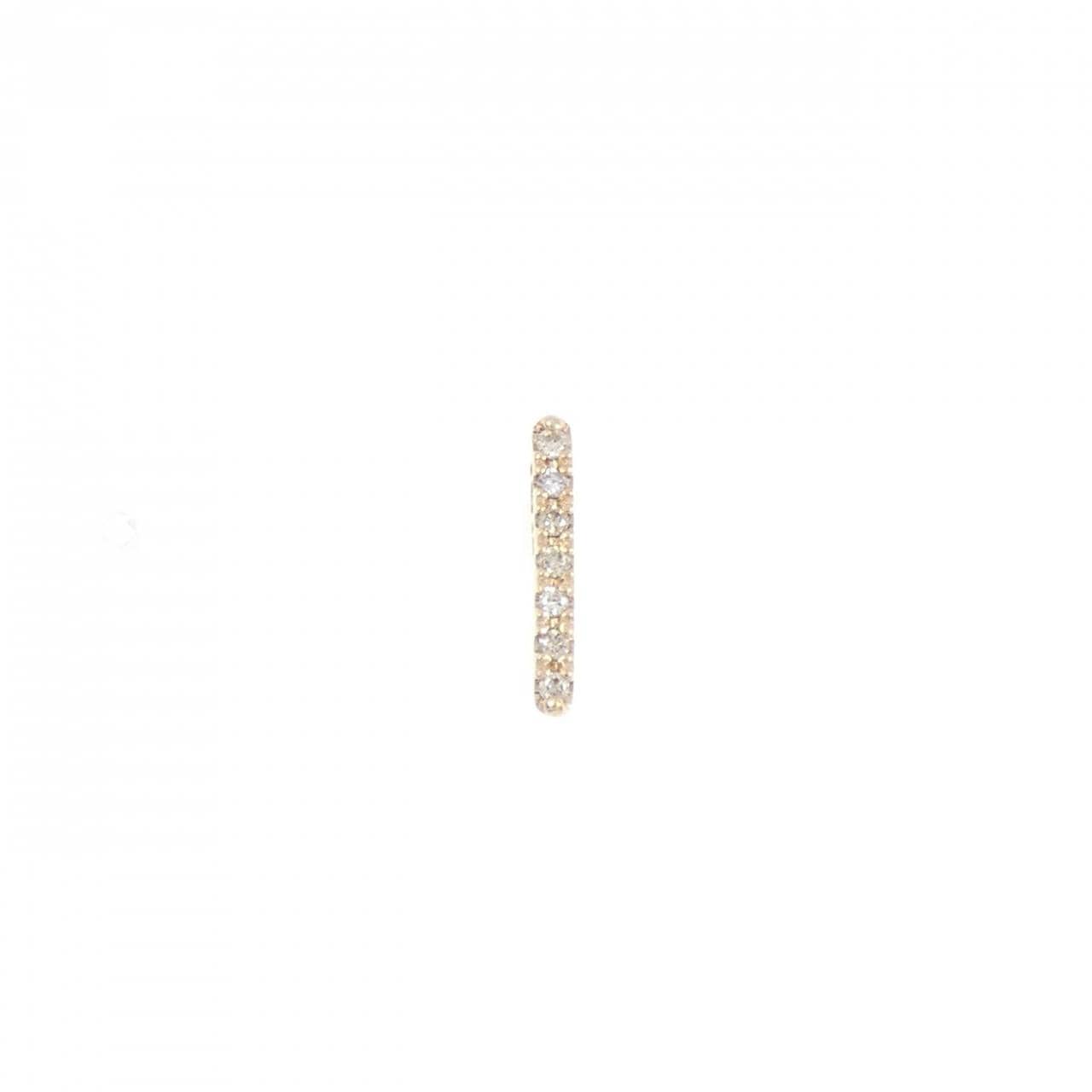 ヒロタカ ステープル ピアス 0.03CT 片耳