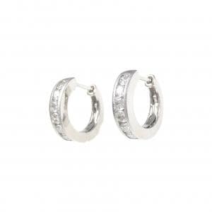 PT900 ダイヤモンド ピアス 0.52CT