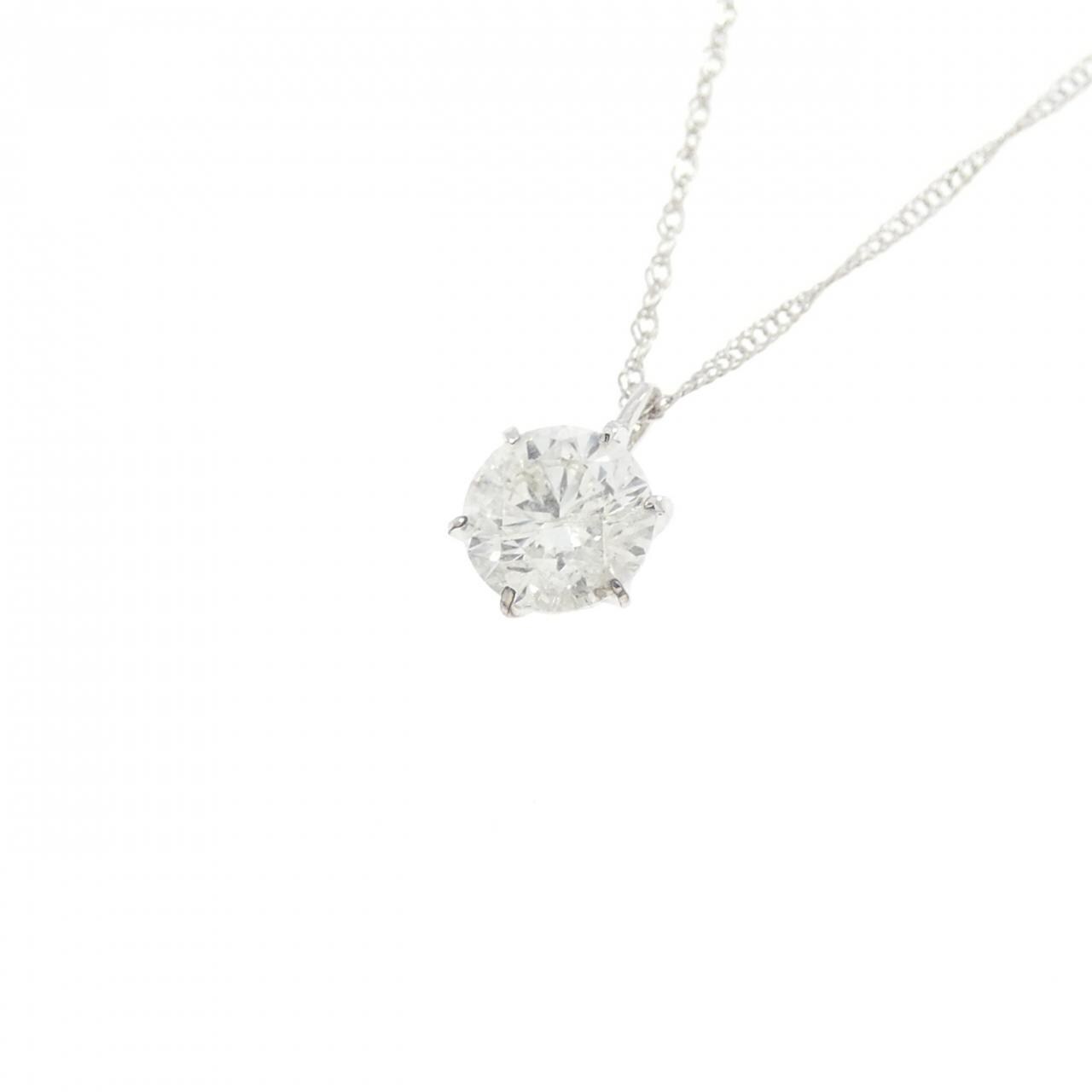 K18WG ダイヤモンド ネックレス 0.50CT