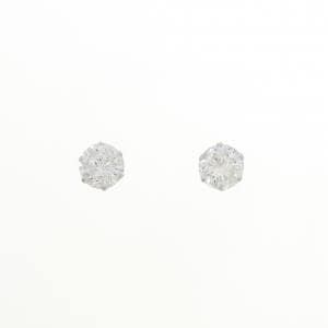 PT900 ダイヤモンド ピアス 0.420CT 0.414CT G I1 Good