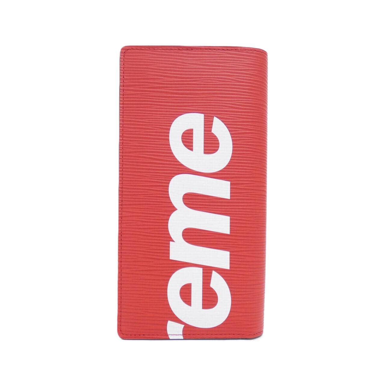 ルイヴィトン エピ(SUPREME) ポルトフォイユ ブラザ M67719 財布