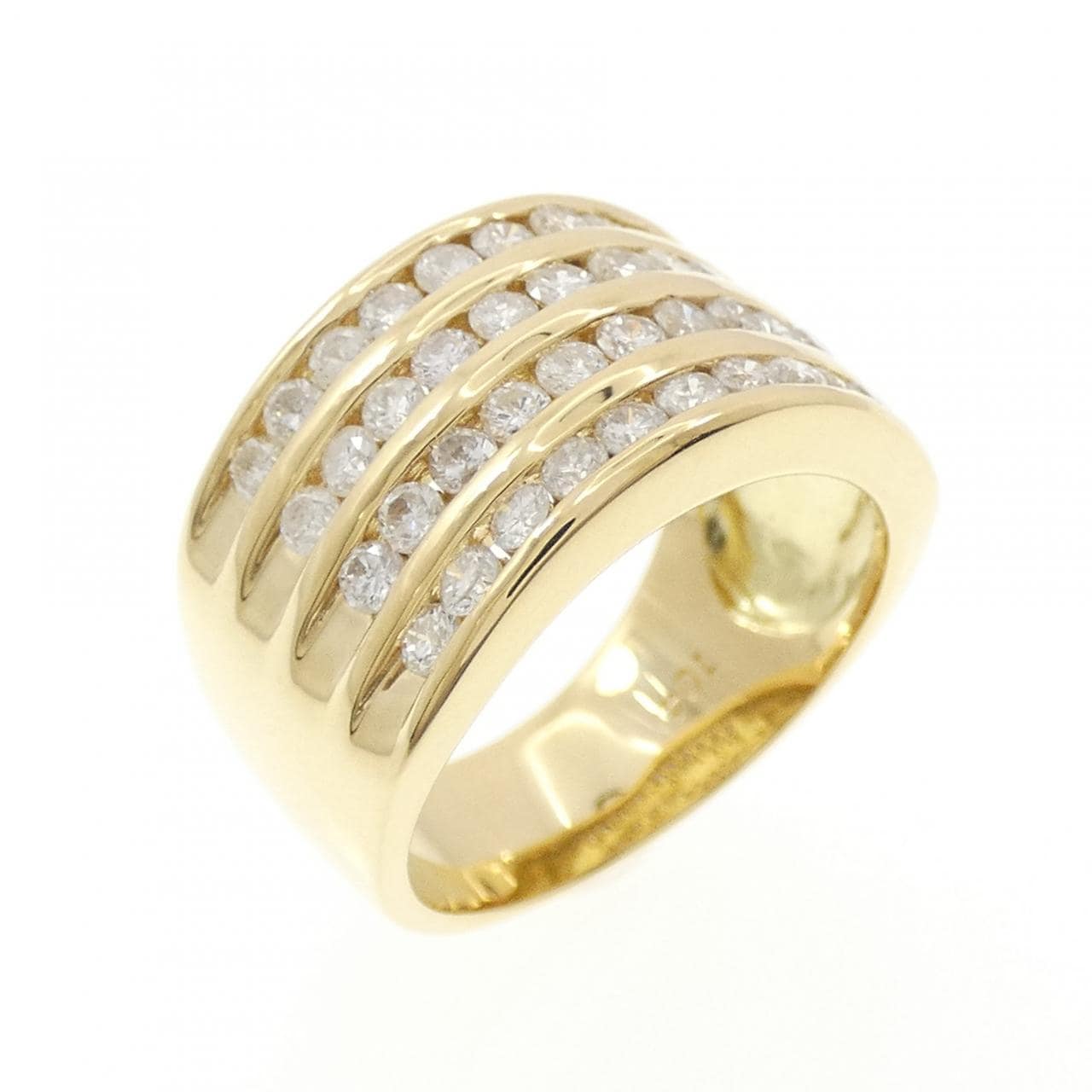 K18YG ダイヤモンド リング 1.04CT