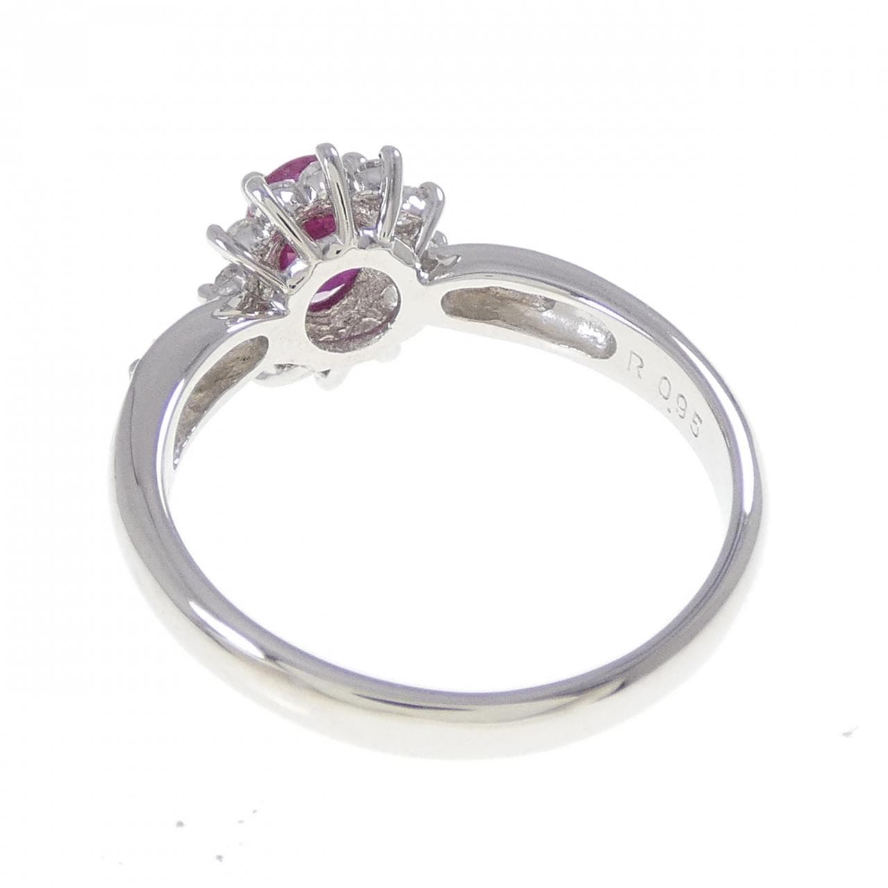 PT900 ルビー リング 0.95CT
