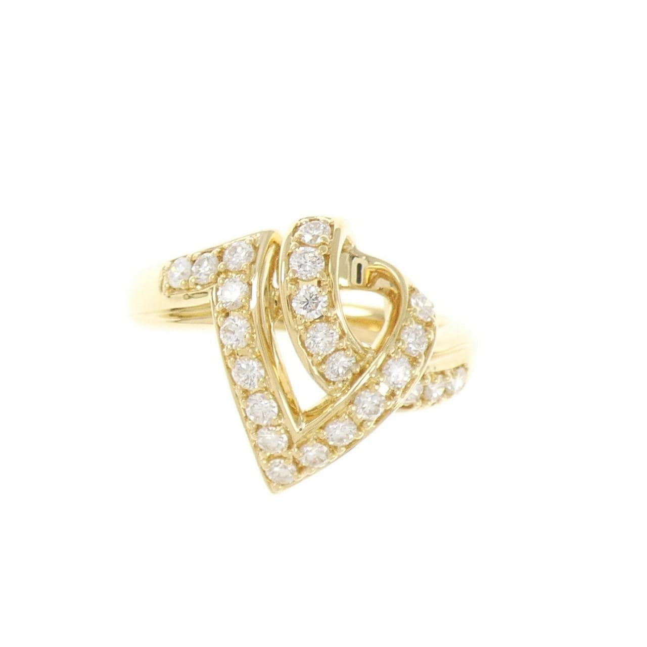 K18YG ダイヤモンド リング 0.41CT