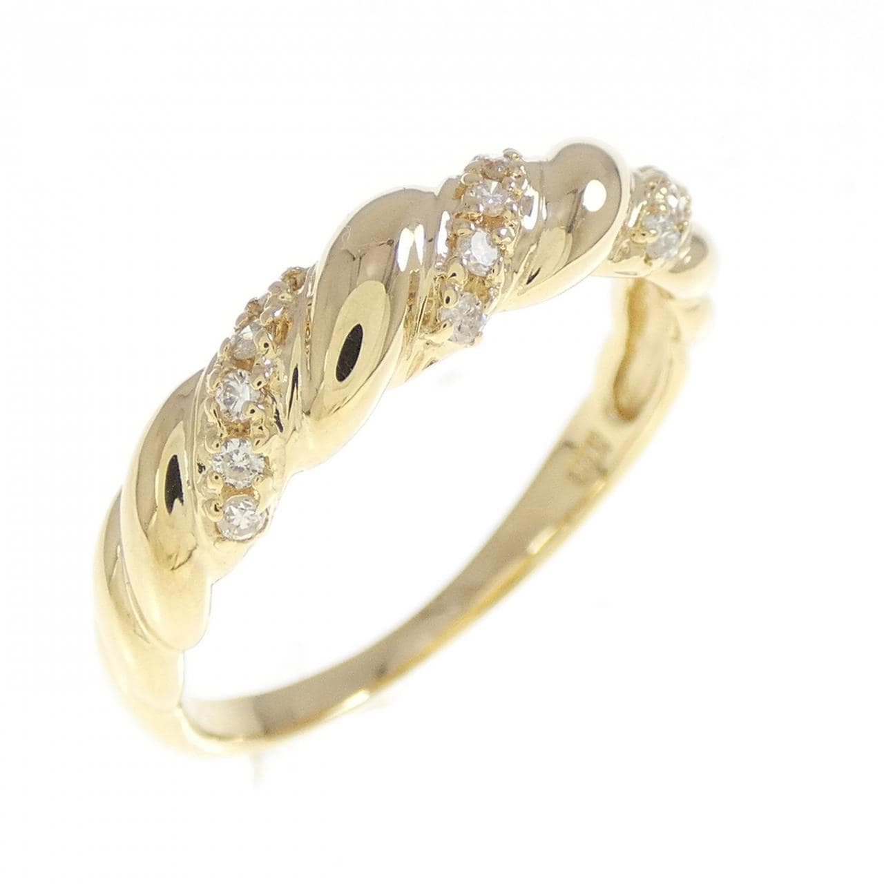 K18YG ダイヤモンド リング 0.15CT