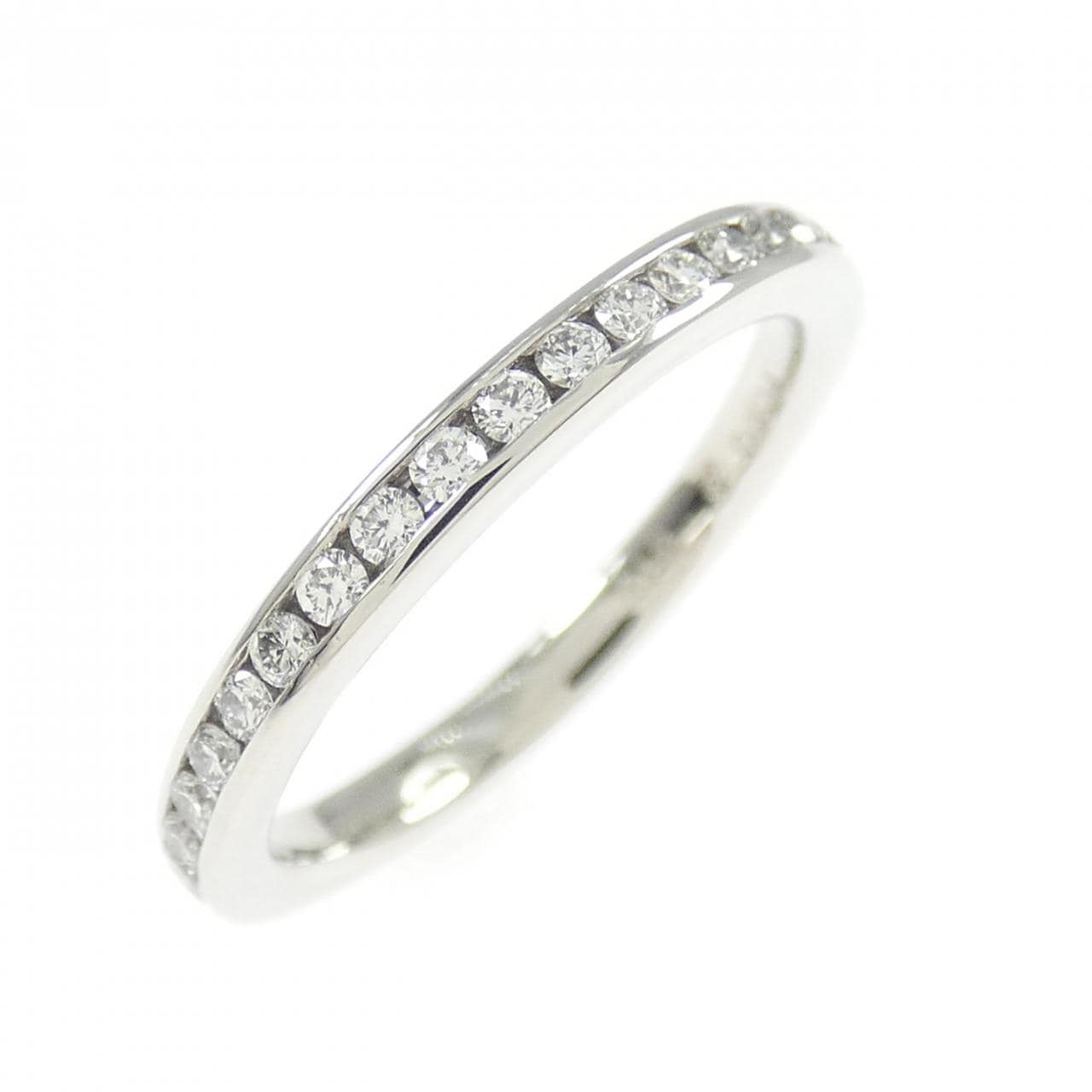 PT950 ハーフエタニティ ダイヤモンド リング 0.18CT