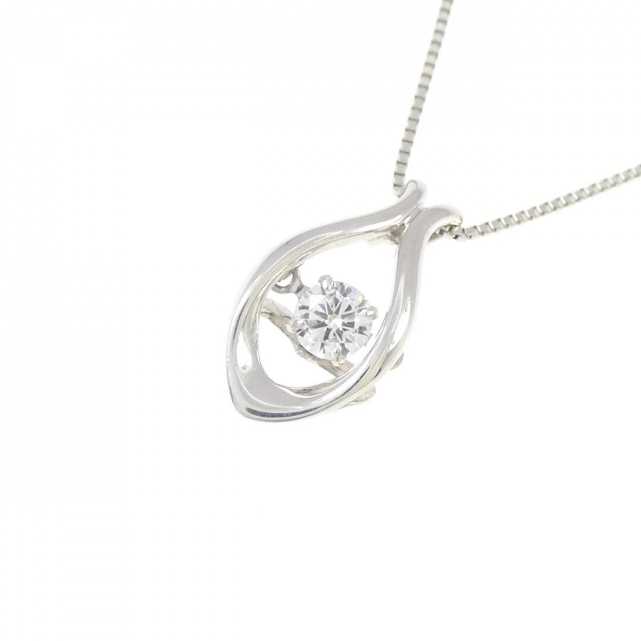 PT900/PT850 ダイヤモンド ネックレス 0.18CT