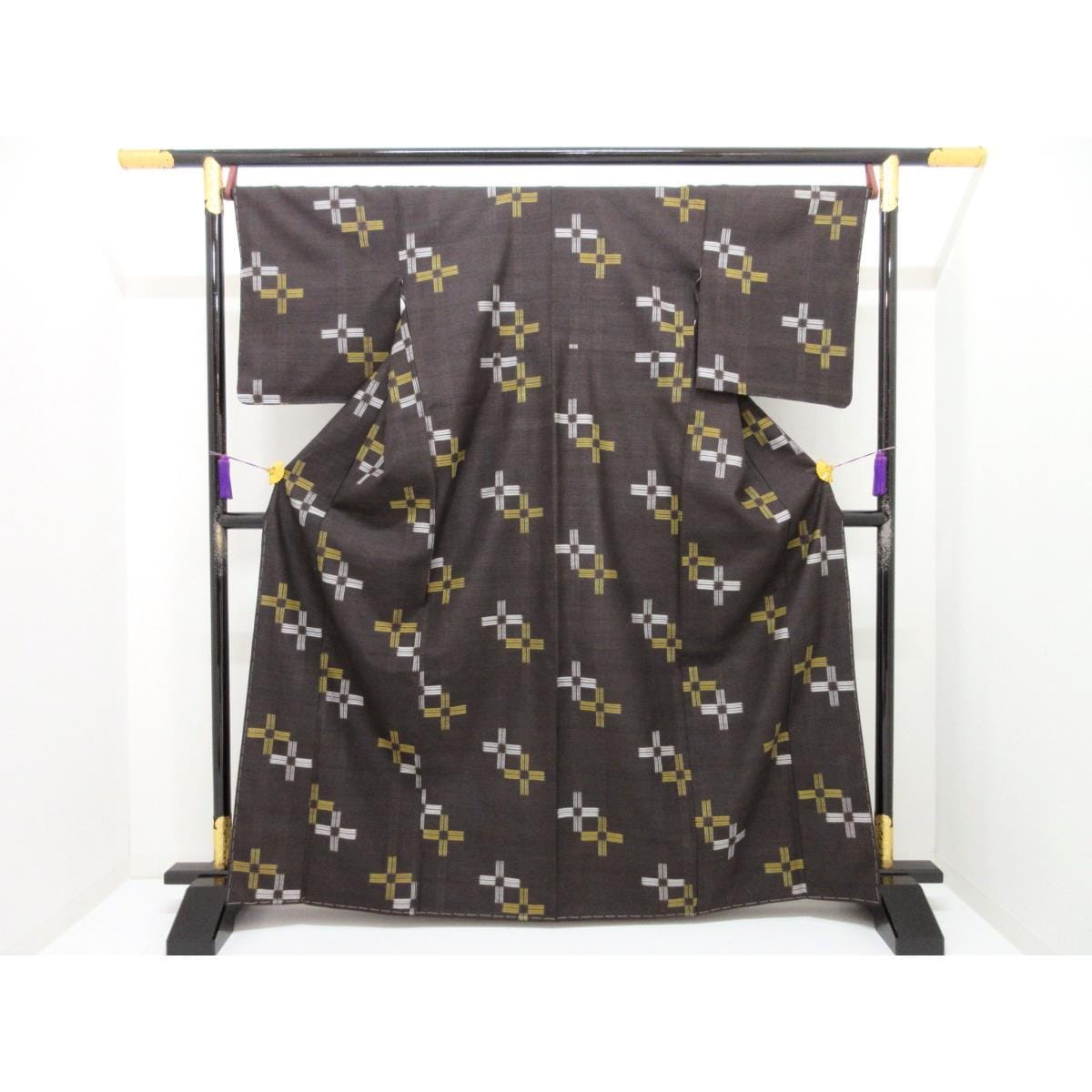 【未使用品】紬　【久米島紬】