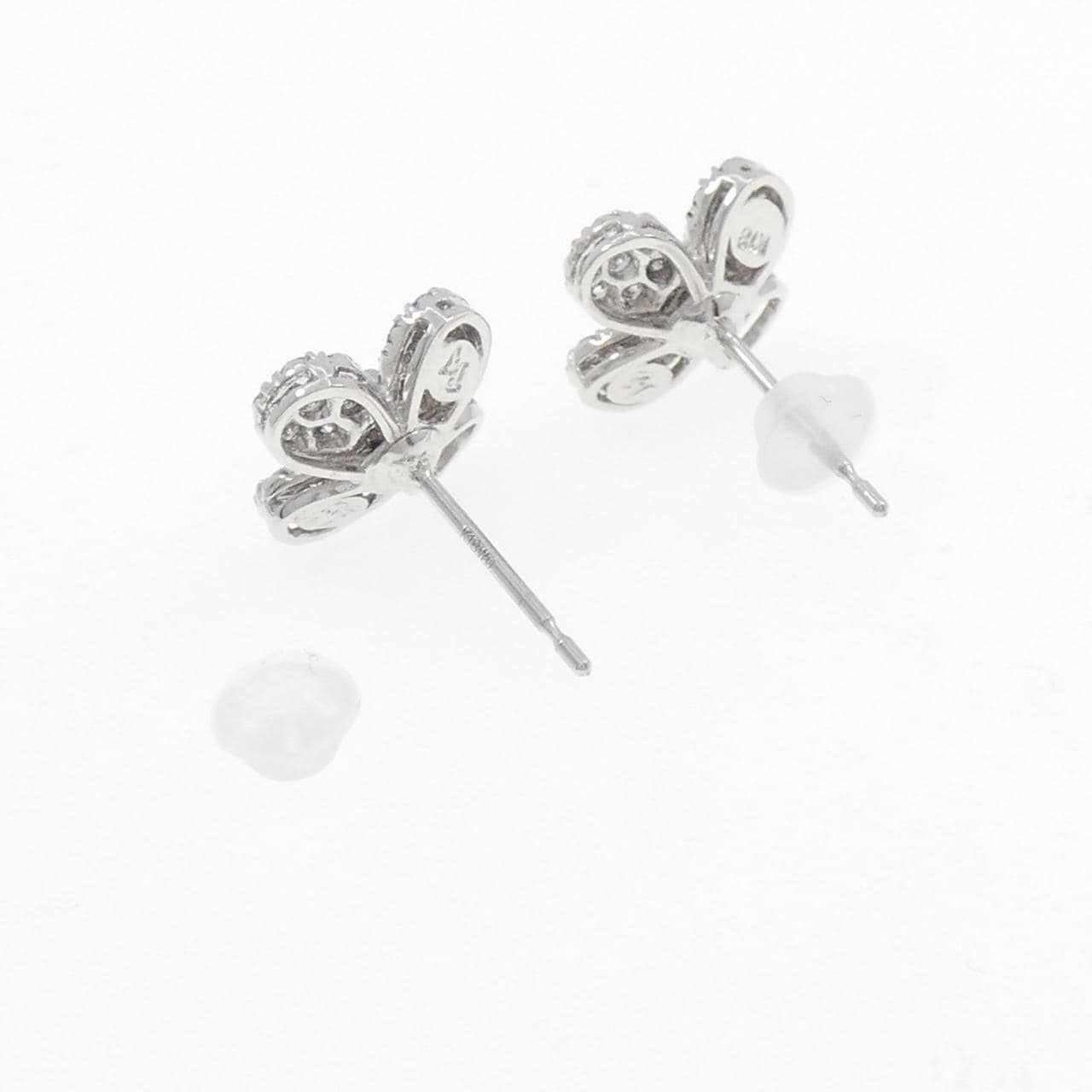 ポンテヴェキオ フラワー ダイヤモンド ピアス 0.66CT