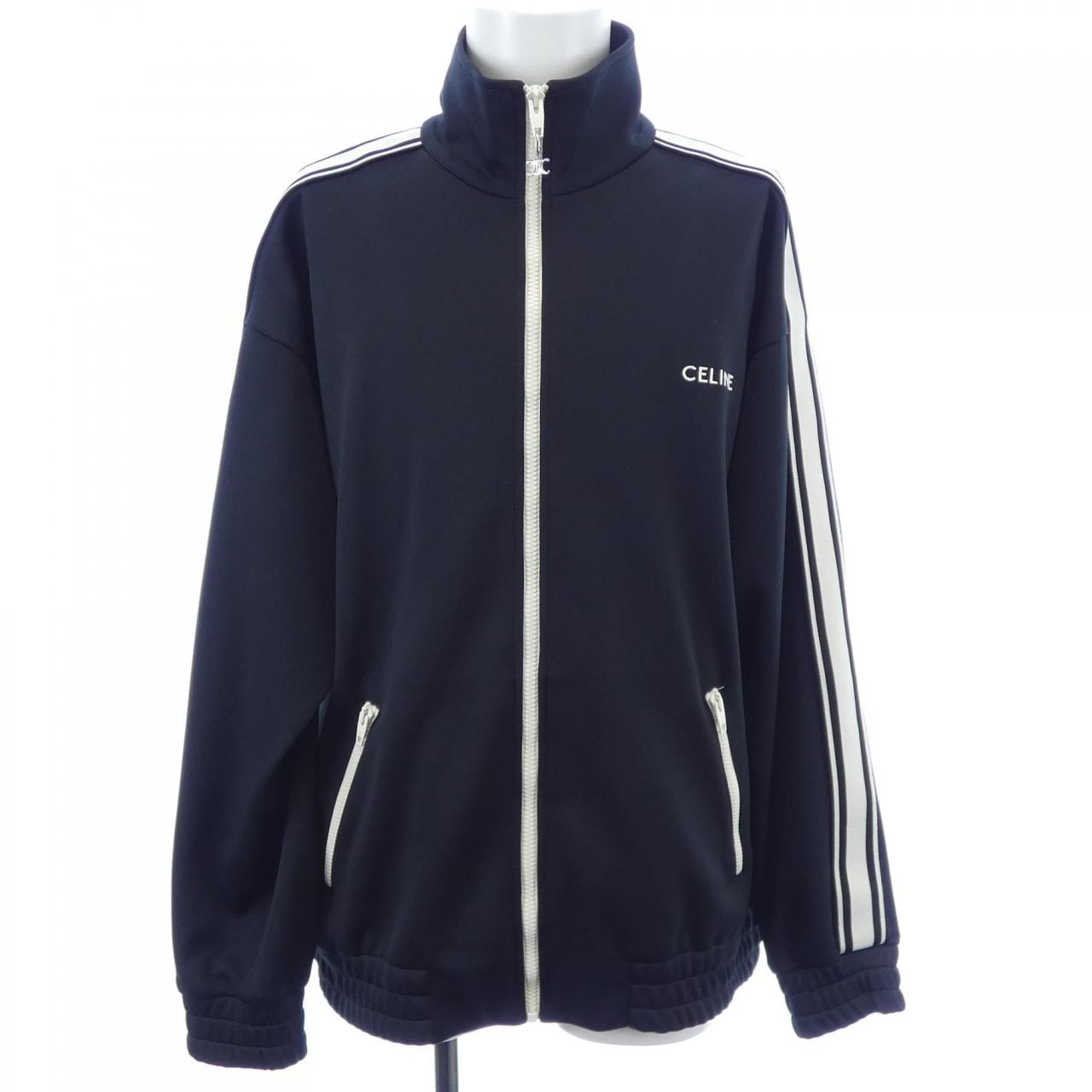 セリーヌ CELINE トラックスーツジャケット/ダブルフェイスジャージー 2Y490121O ブルゾン
