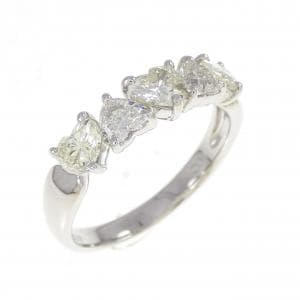 PT900 ハート ダイヤモンド リング 1.02CT