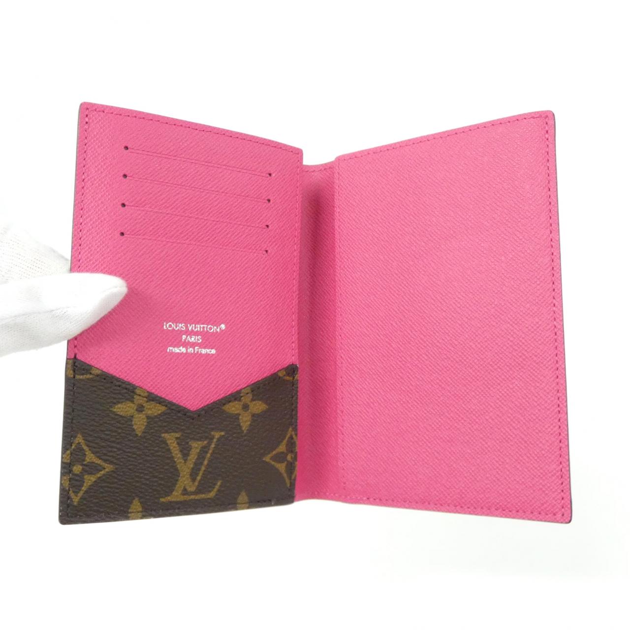 ルイヴィトン モノグラム マカサー(カラーマニア) クーヴェルテュール パスポール M12825 オーガナイザー
