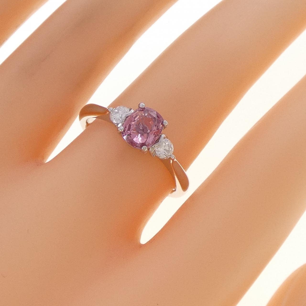 PT900 サファイヤ リング 1.07CT