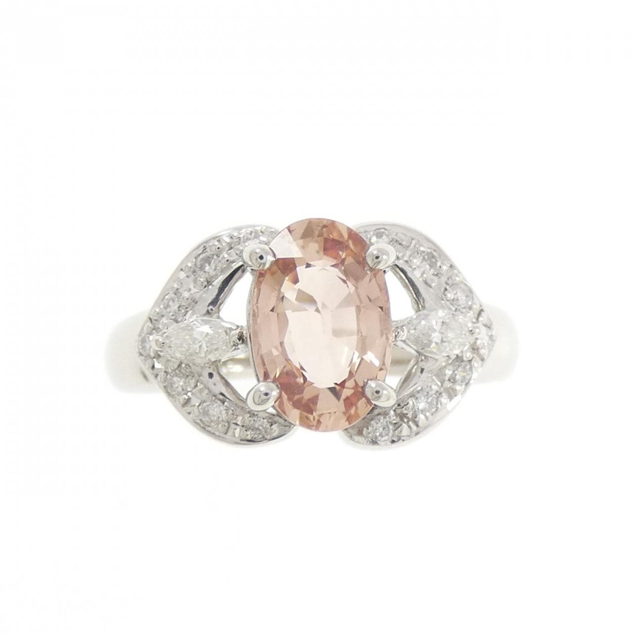 PT900 パパラチアサファイヤ リング 1.84CT