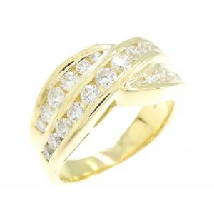 750YG ダイヤモンド リング 1.23CT