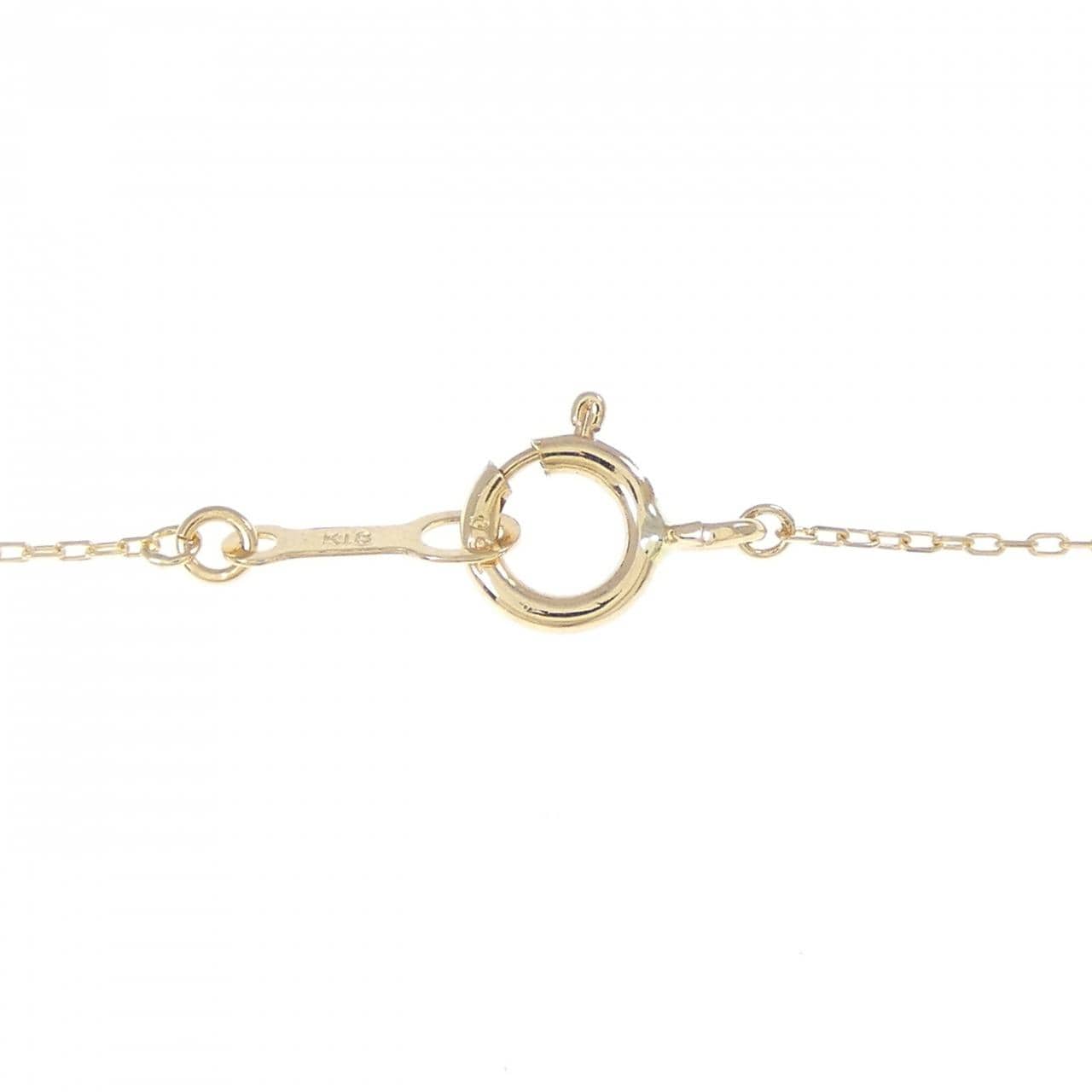 K18YG ダイヤモンド ネックレス 0.10CT