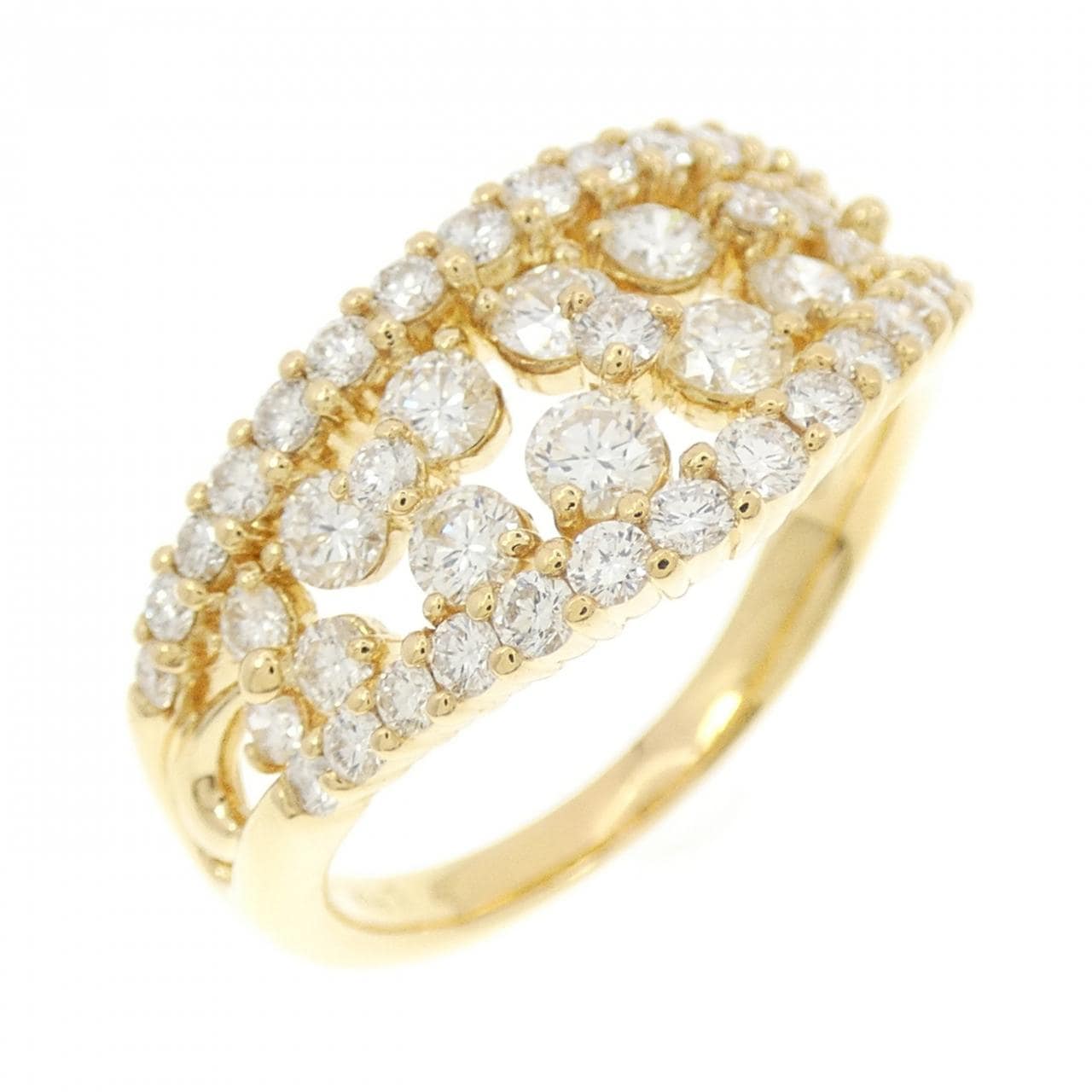 K18YG ダイヤモンド リング 1.41CT