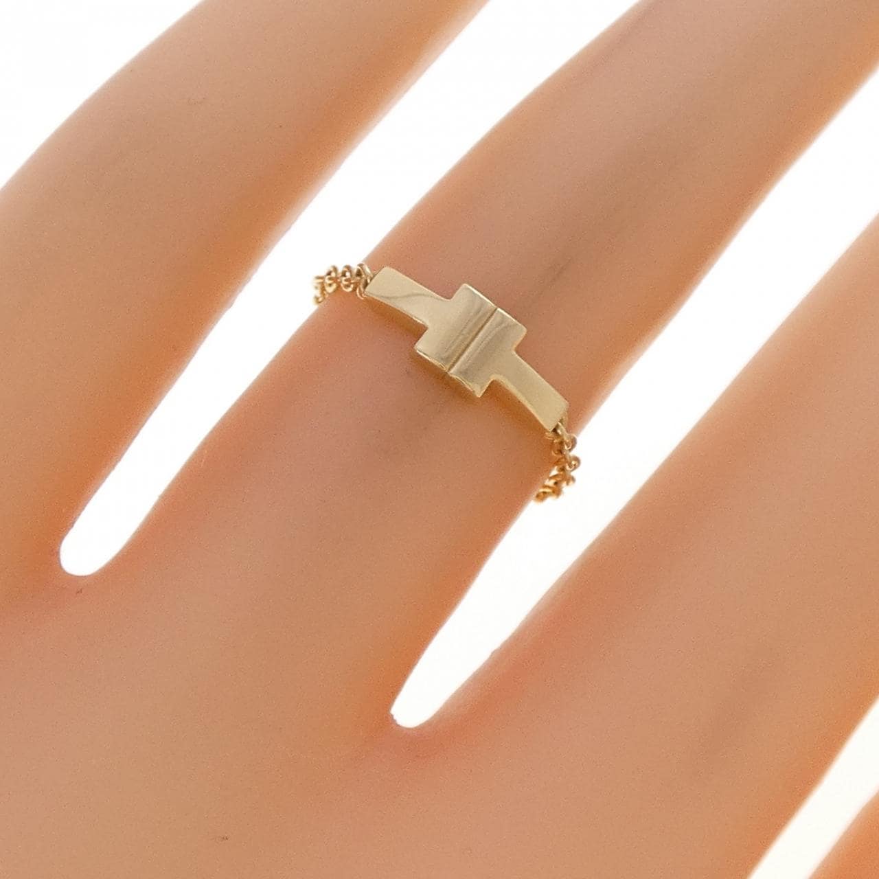 ティファニー トゥ チェーン リング