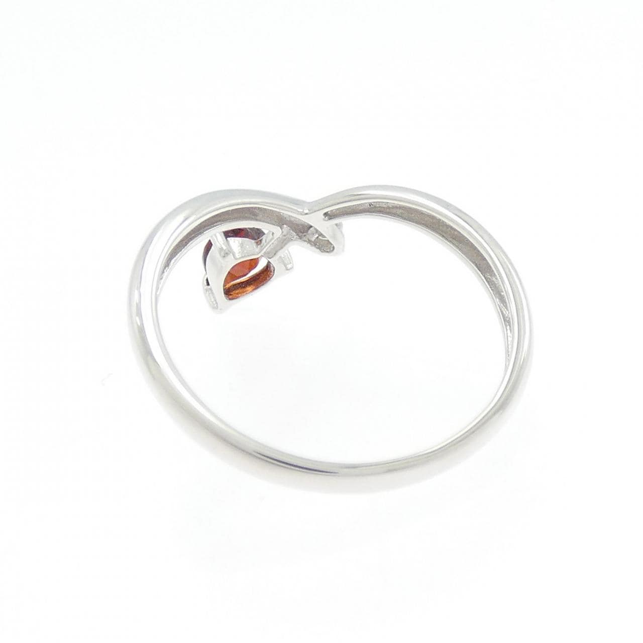 K14WG ガーネット リング