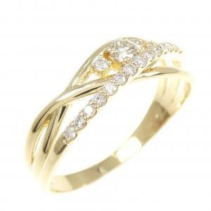 K18YG ダイヤモンド リング 0.30CT