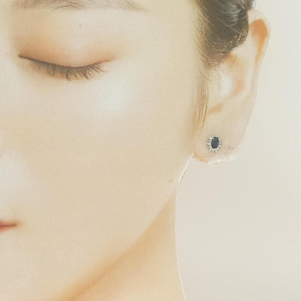 PT900 サファイヤ ピアス 0.54CT