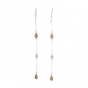 K18YG ダイヤモンド ピアス