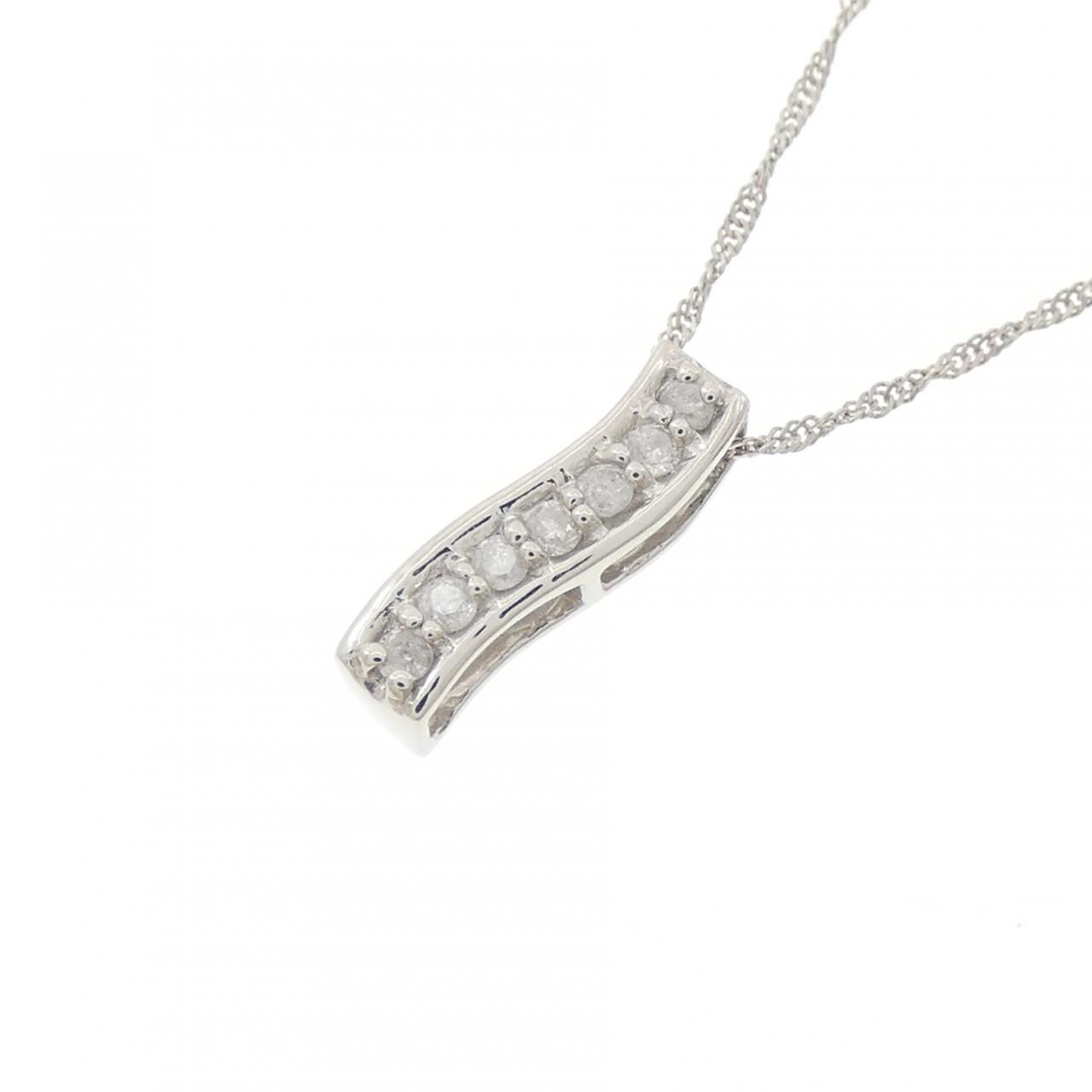 PT1000/PT850 ダイヤモンド ネックレス 0.1CT