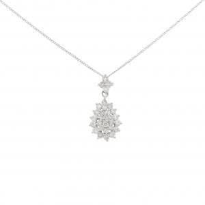 PT900/PT850 ダイヤモンド ネックレス 1.00CT