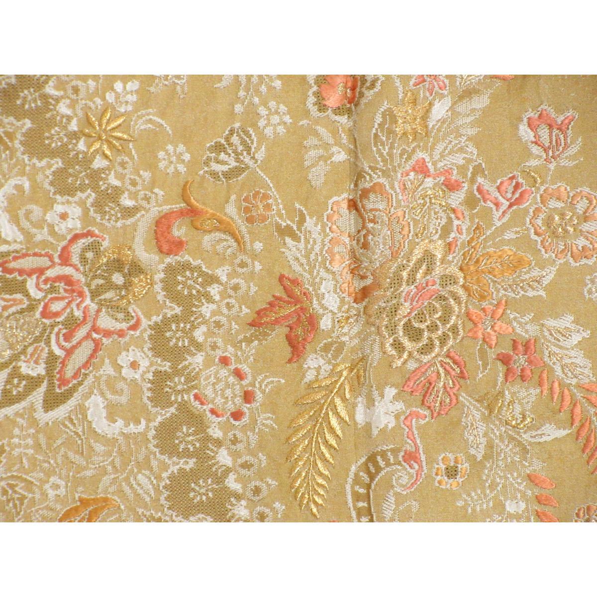 単衣　訪問着　刺繍加工