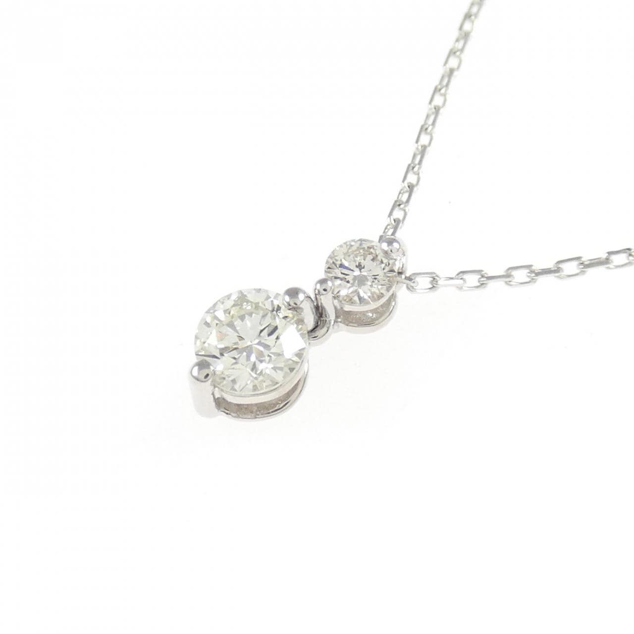 PT900/PT850 ダイヤモンド ネックレス 0.32CT K IF 3EXT