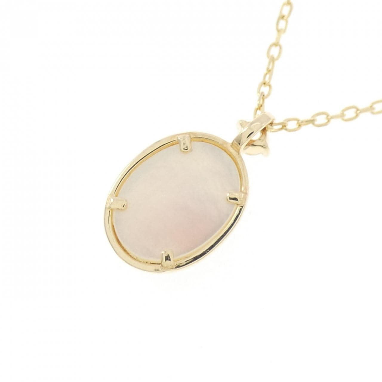 K10YG マザーオブパール ネックレス