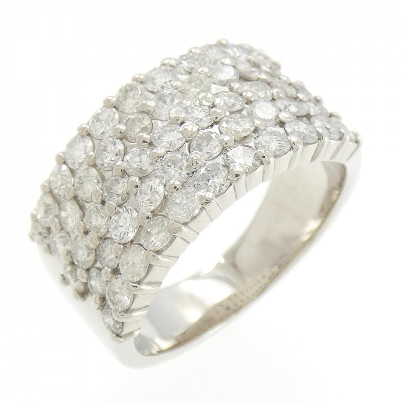 PT Pave Diamond Ring 1.70CT