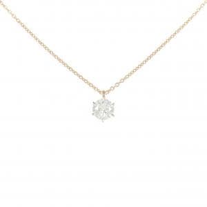 【リメイク】K18PG ダイヤモンド ネックレス 0.339CT H SI1 3EXT H&C