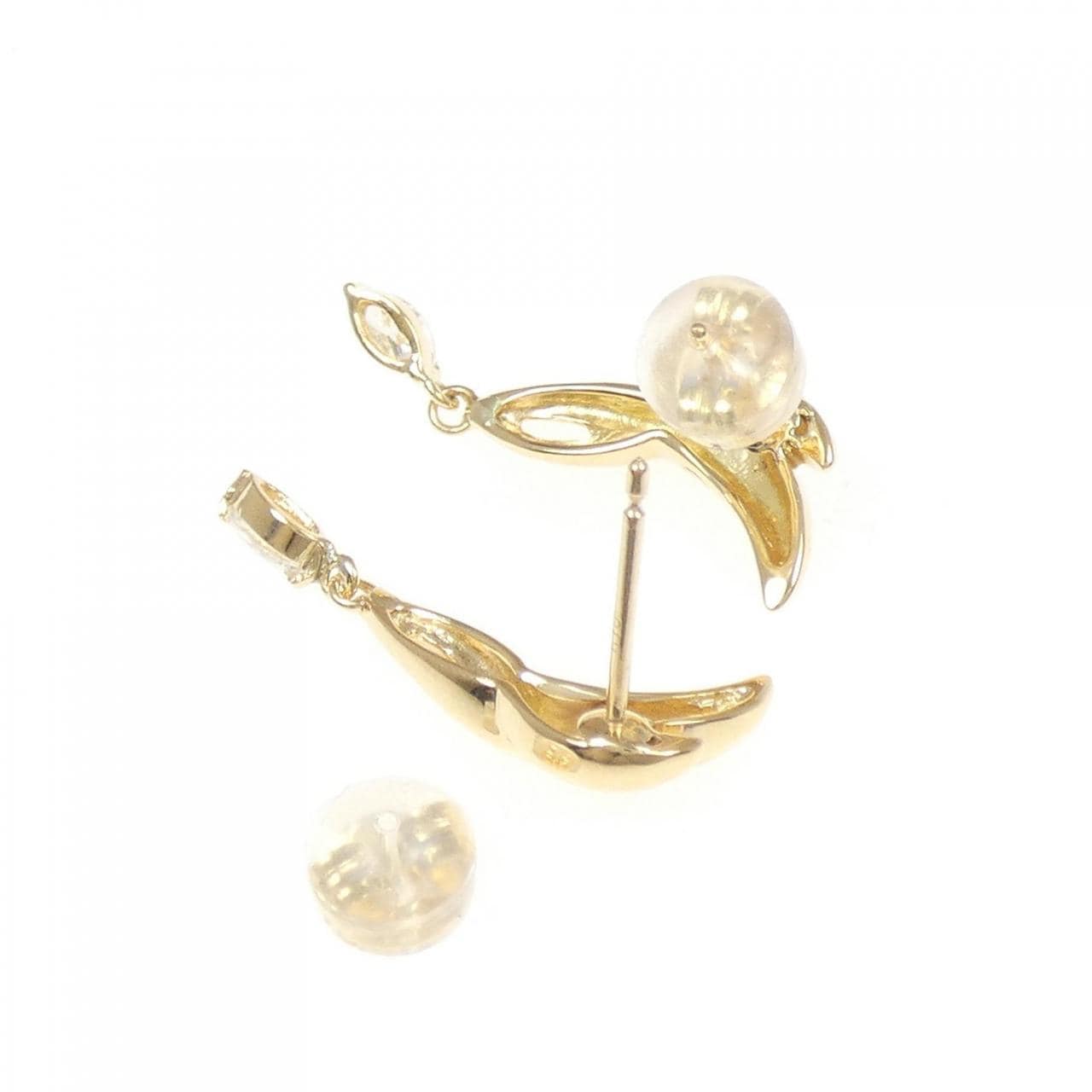 K18YG ダイヤモンド ピアス 0.25CT