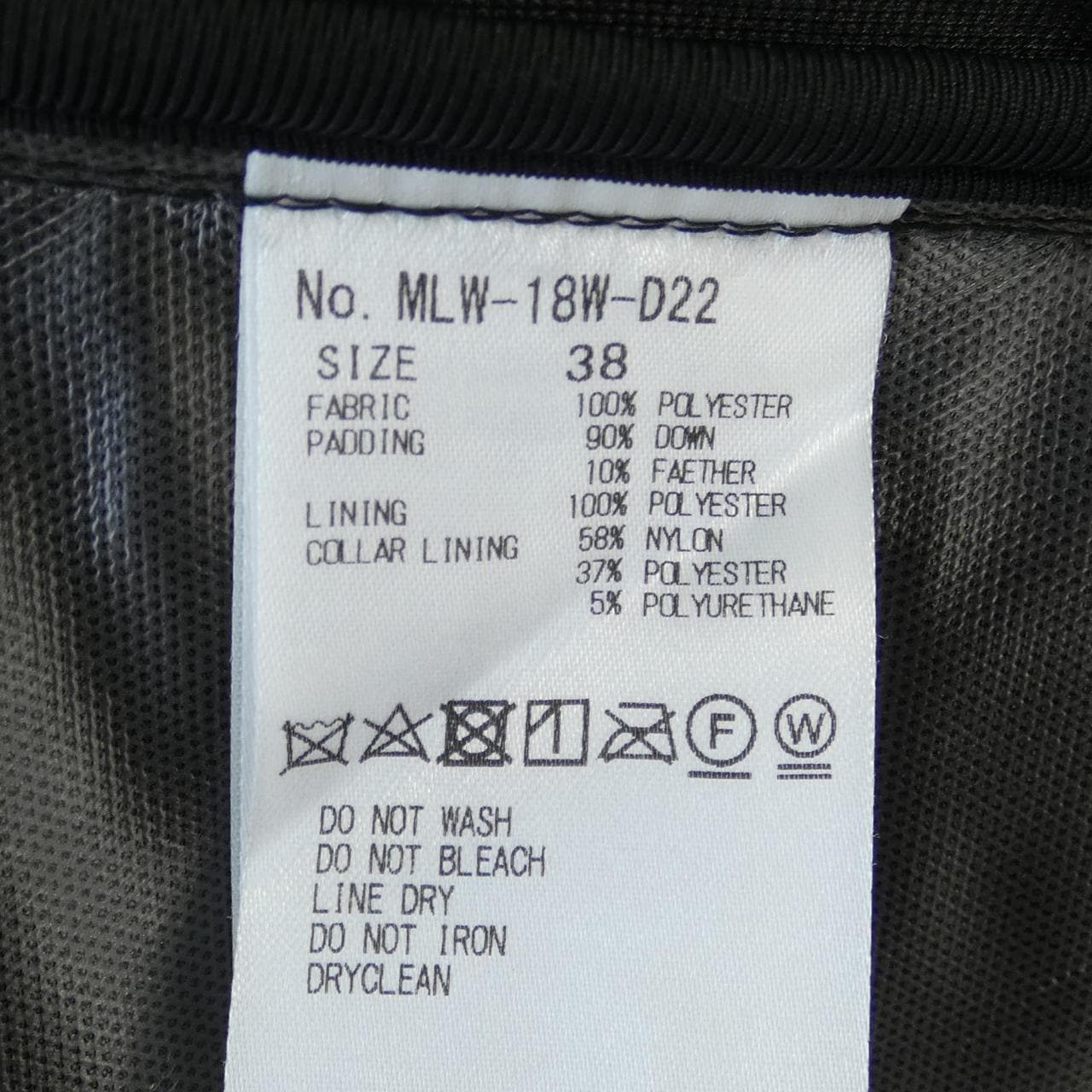 マークアンドロナ MARK&LONA ダウンベスト