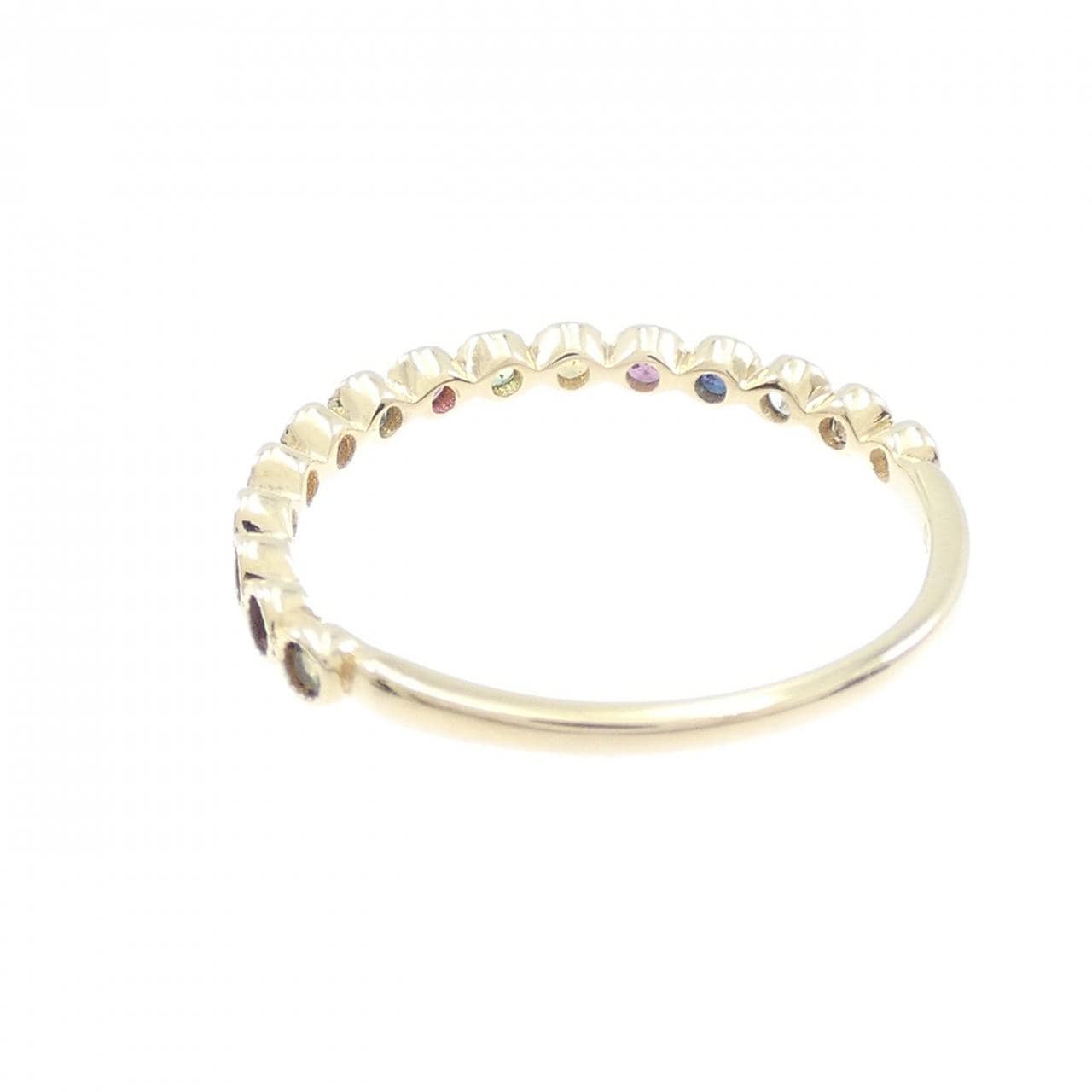 K10YG カラーストーン リング