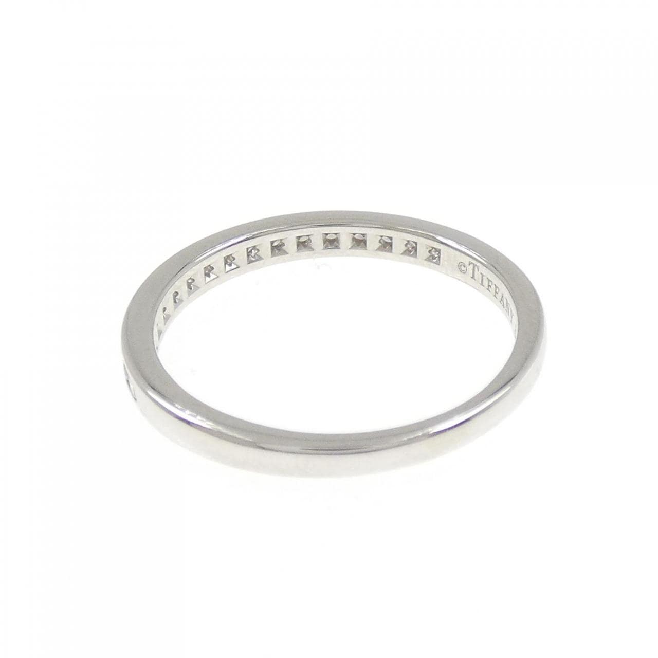 ティファニー ハーフサークル チャネルセッティング リング