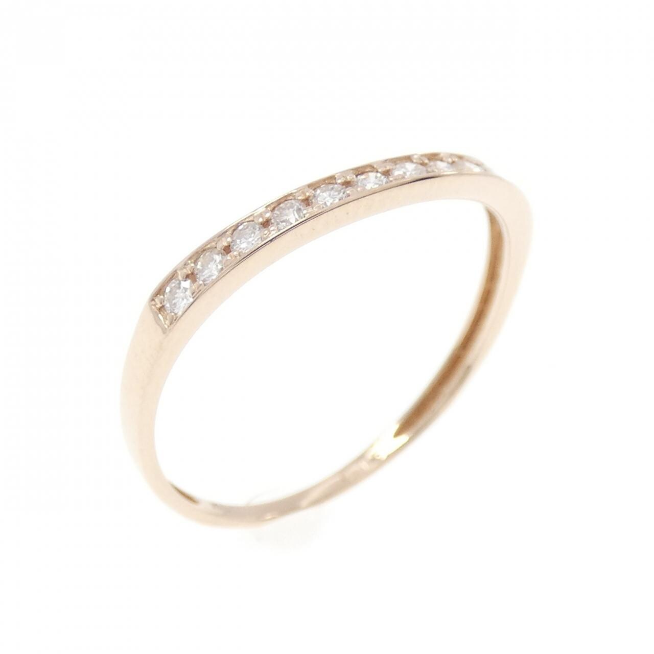 K18PG ダイヤモンド リング 0.15CT