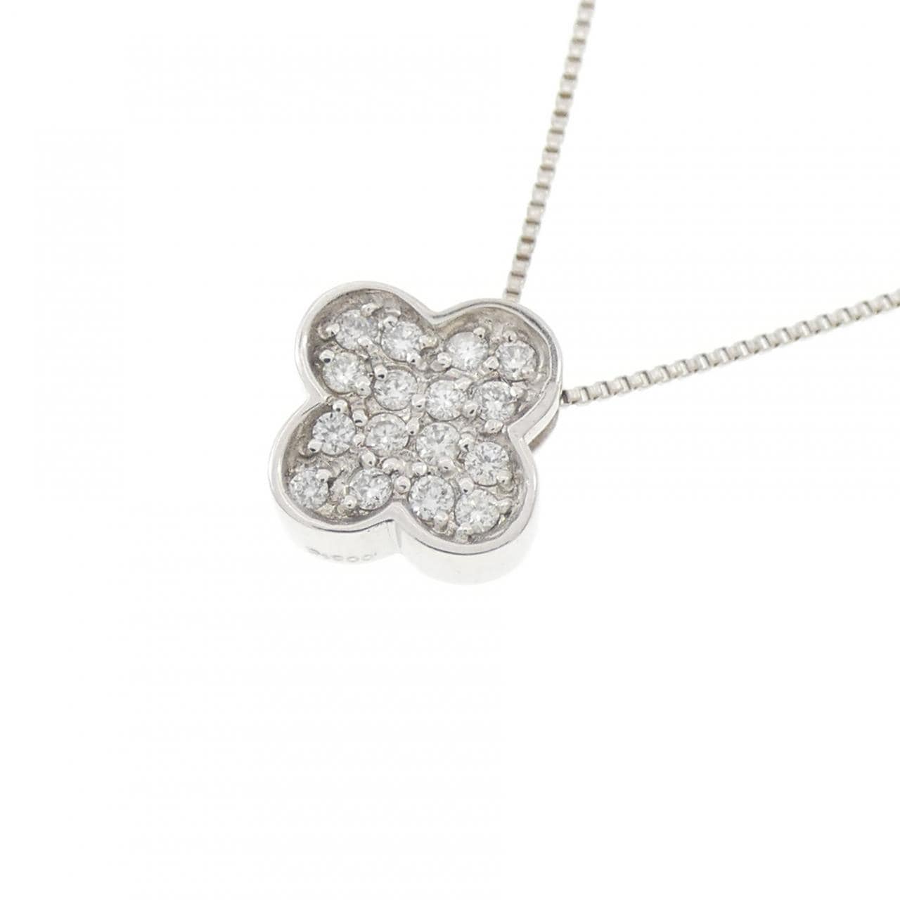 PT900/PT850 パヴェ ダイヤモンド ネックレス 0.14CT
