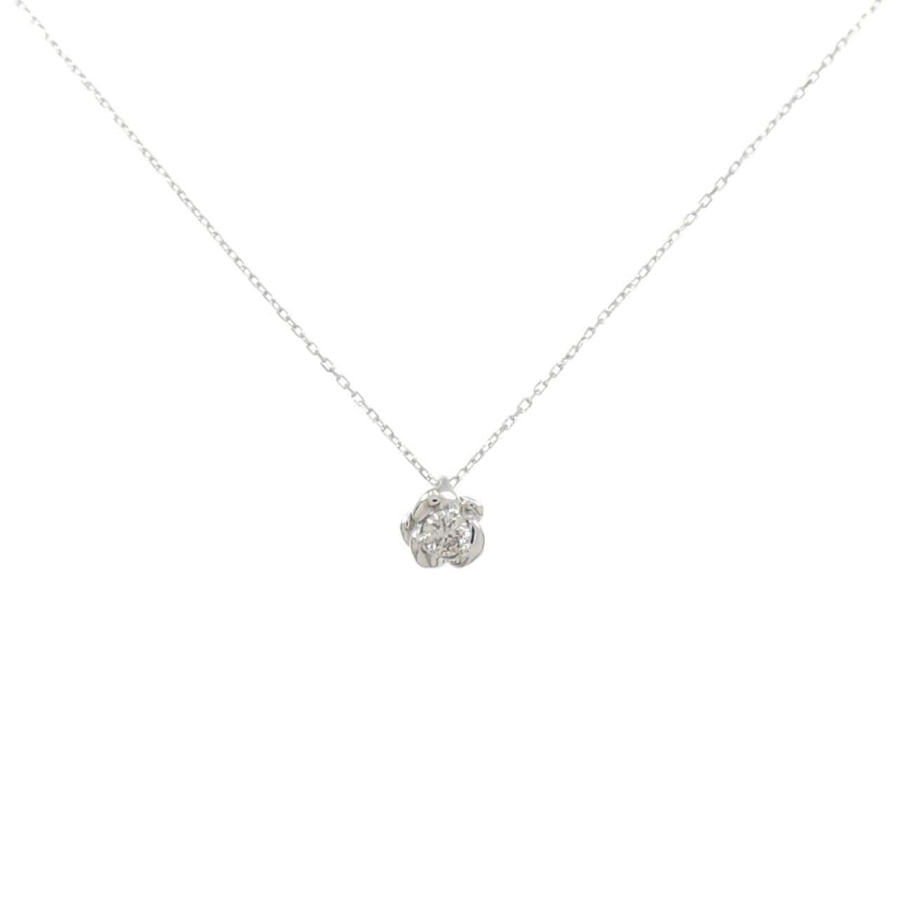 K10WG ダイヤモンド ネックレス 0.05CT