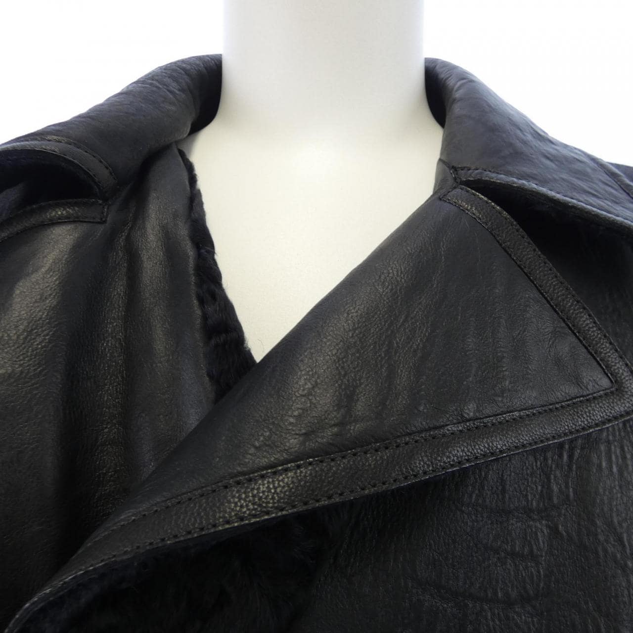 エルメス HERMES 32-5014 レザーコート