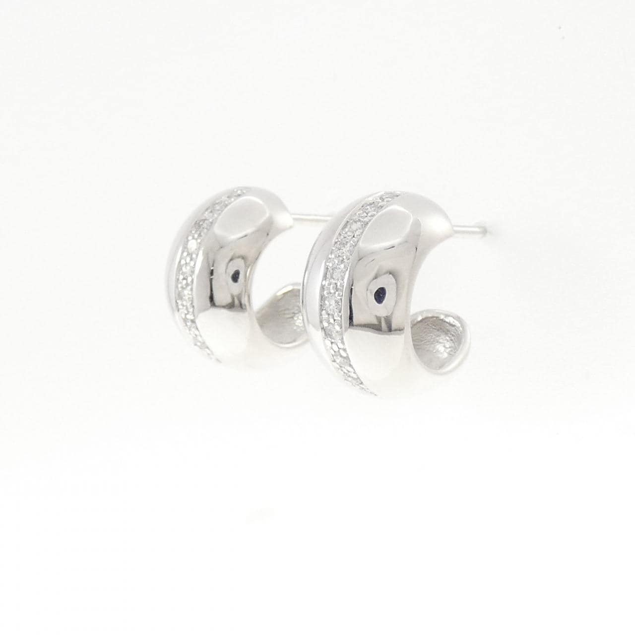 18KWG/K18WG ダイヤモンド ピアス 0.20CT