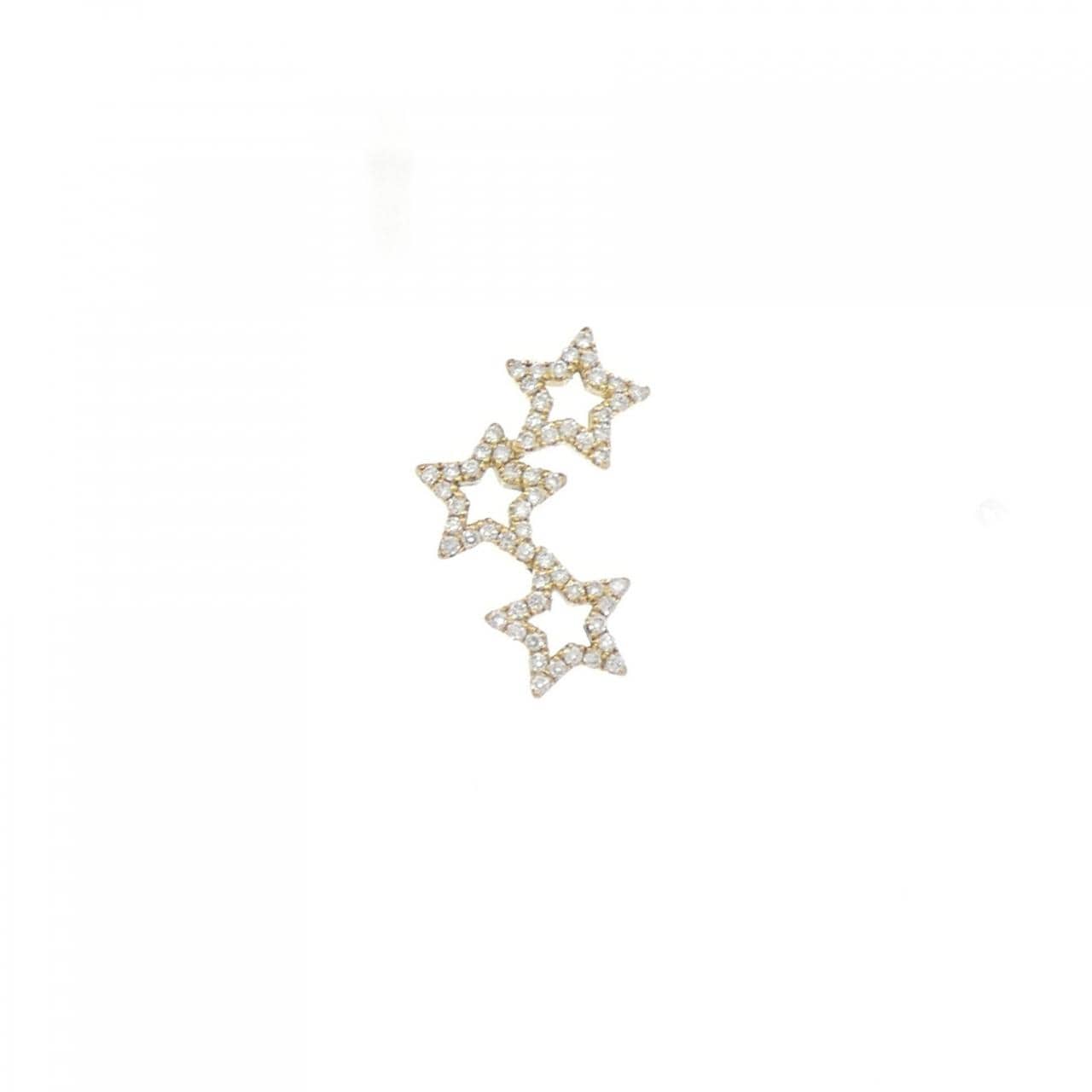 アーカー カシオペア トロワエトワール ピアス 0.24CT 片耳