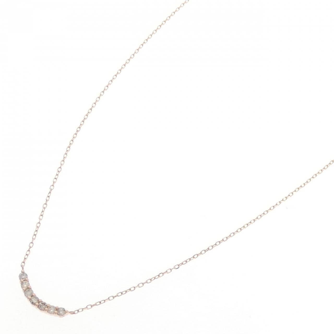K10PG ダイヤモンド ネックレス 0.19CT